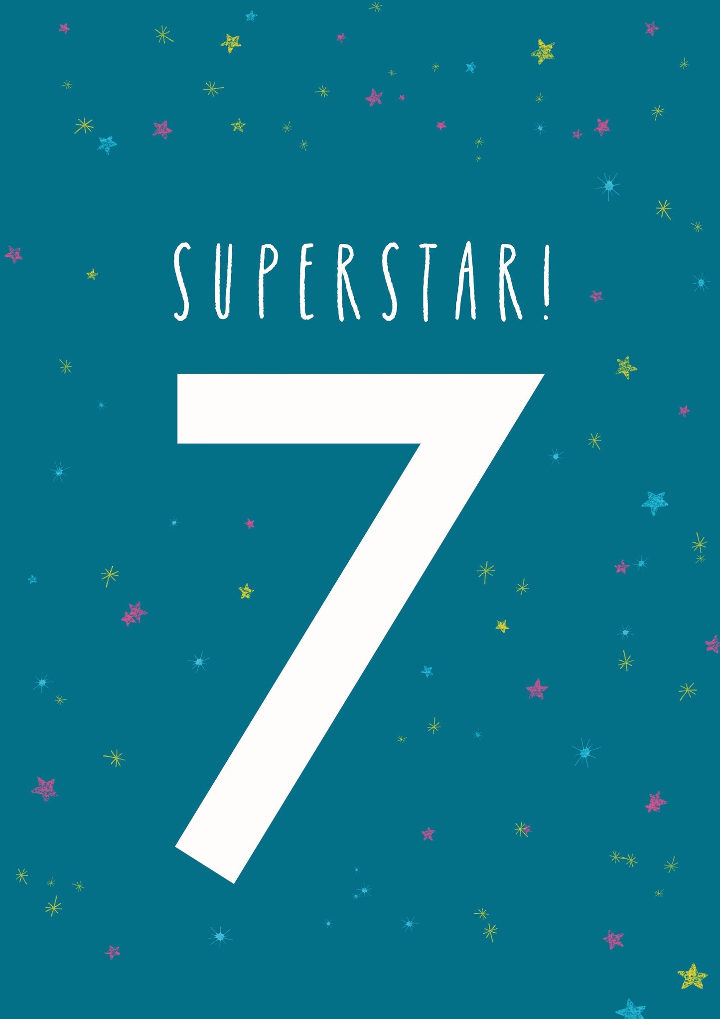 7th Birthday Card