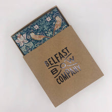 Load image into Gallery viewer, Liberty of London Pocket Square in Green Strawberry Thief
