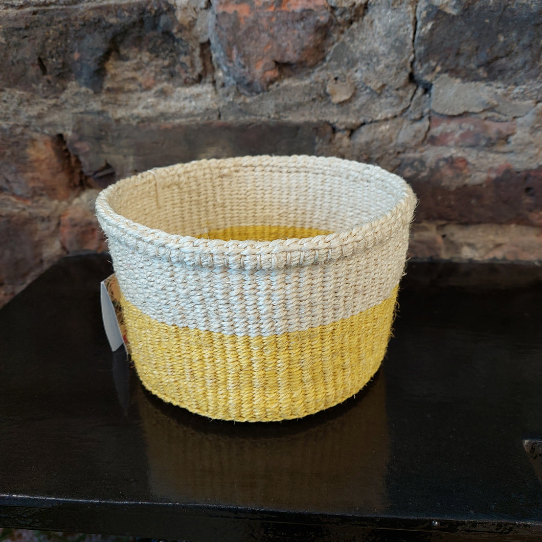 Small yellow basket