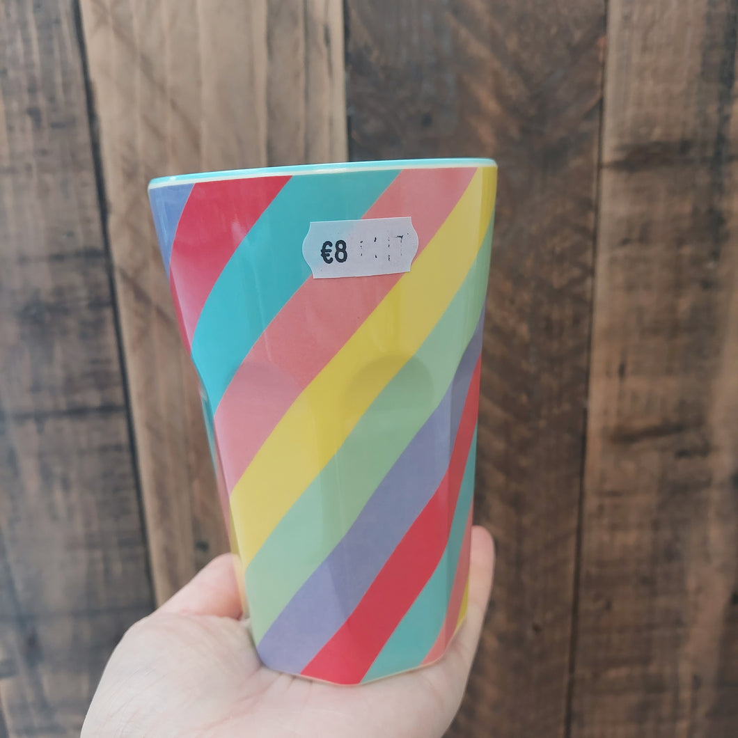 Tall rainbow cup