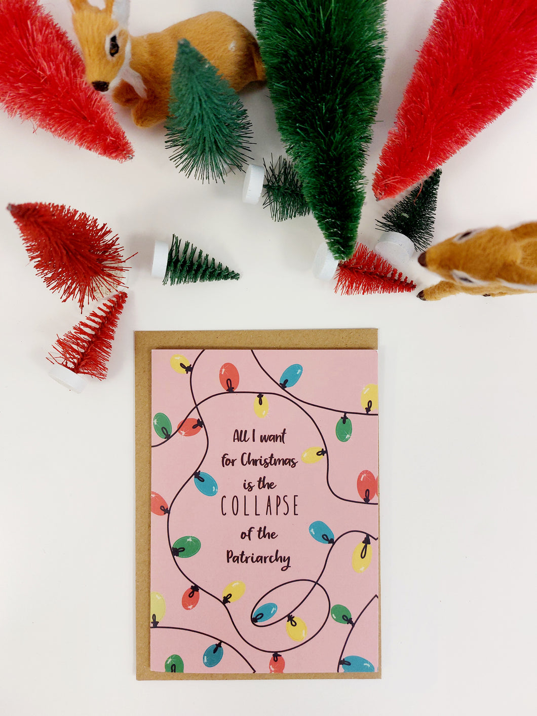 Card - All I Want for Christmas is the Collapse of the Patriarchy