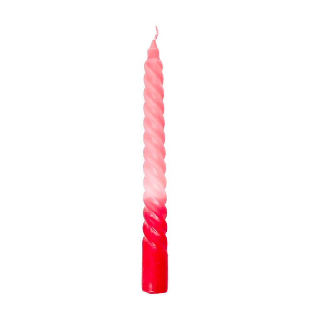 Twisted Candle Stick - red