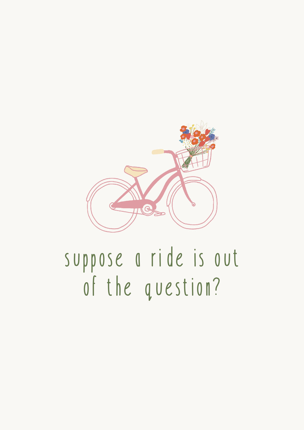 Suppose a Ride is out of the question