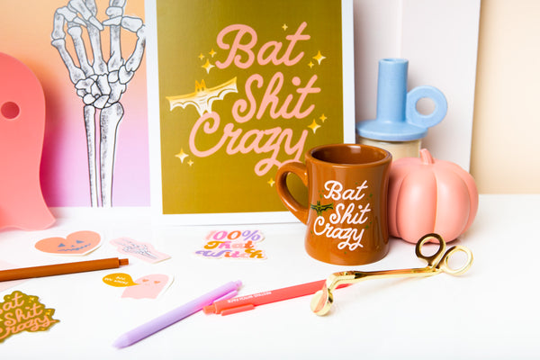 Bat Shit Crazy Diner Mug
