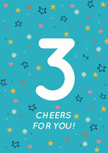 Load image into Gallery viewer, 3rd Birthday Card
