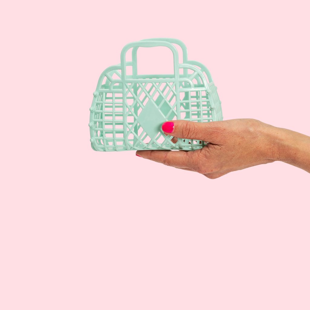 Retro Basket Jelly Bag - Mini Mint