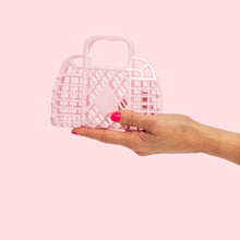 Load image into Gallery viewer, Retro Basket Jelly Bag - Mini Pink

