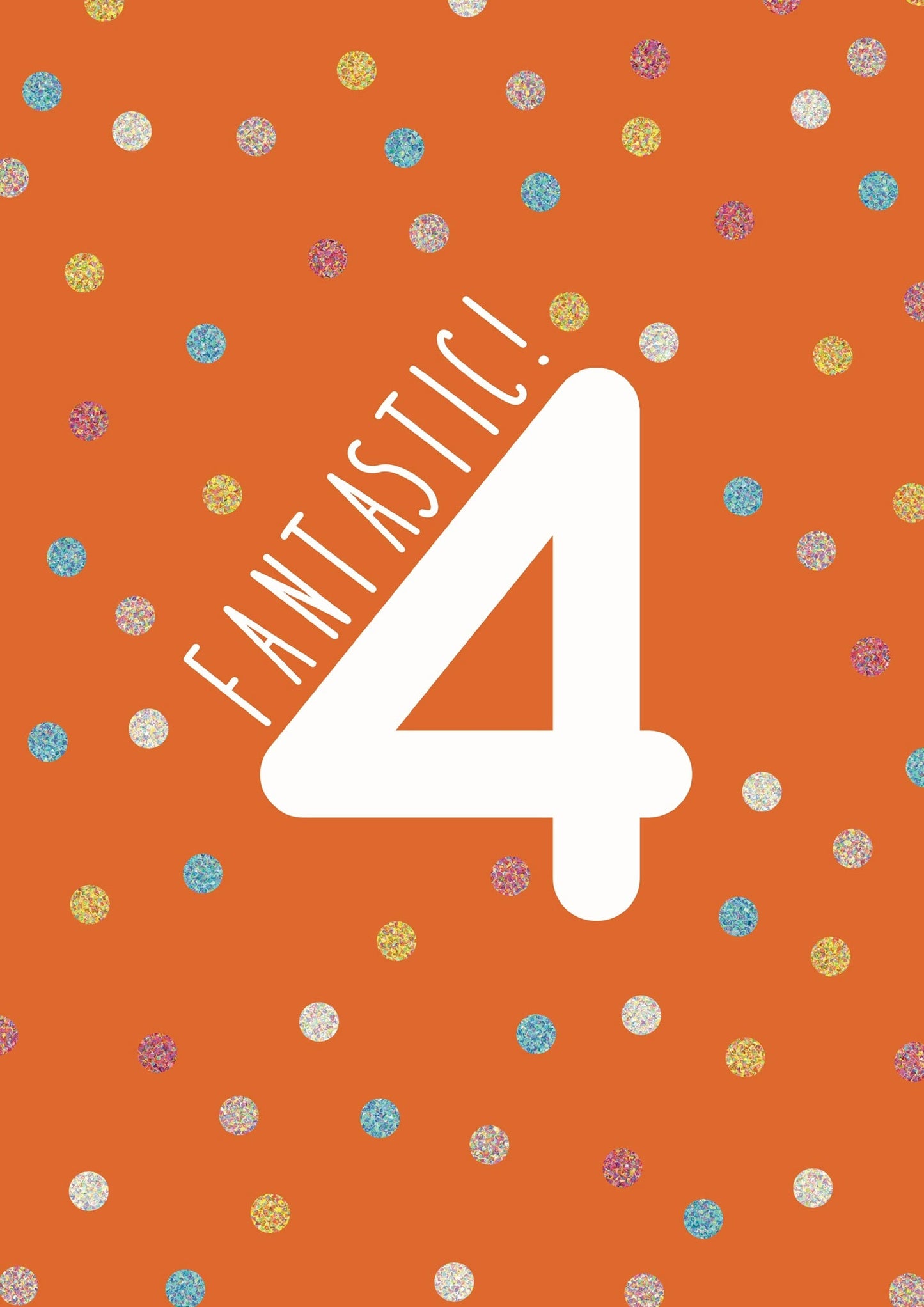 4th Birthday Card