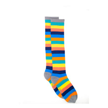 Load image into Gallery viewer, Knee High Rainbow Bamboo Sock (seamless toe)
