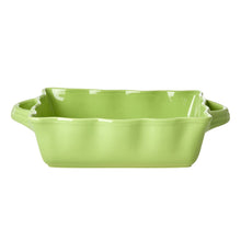 Load image into Gallery viewer, Medium Stoneware Oven Dish - Green
