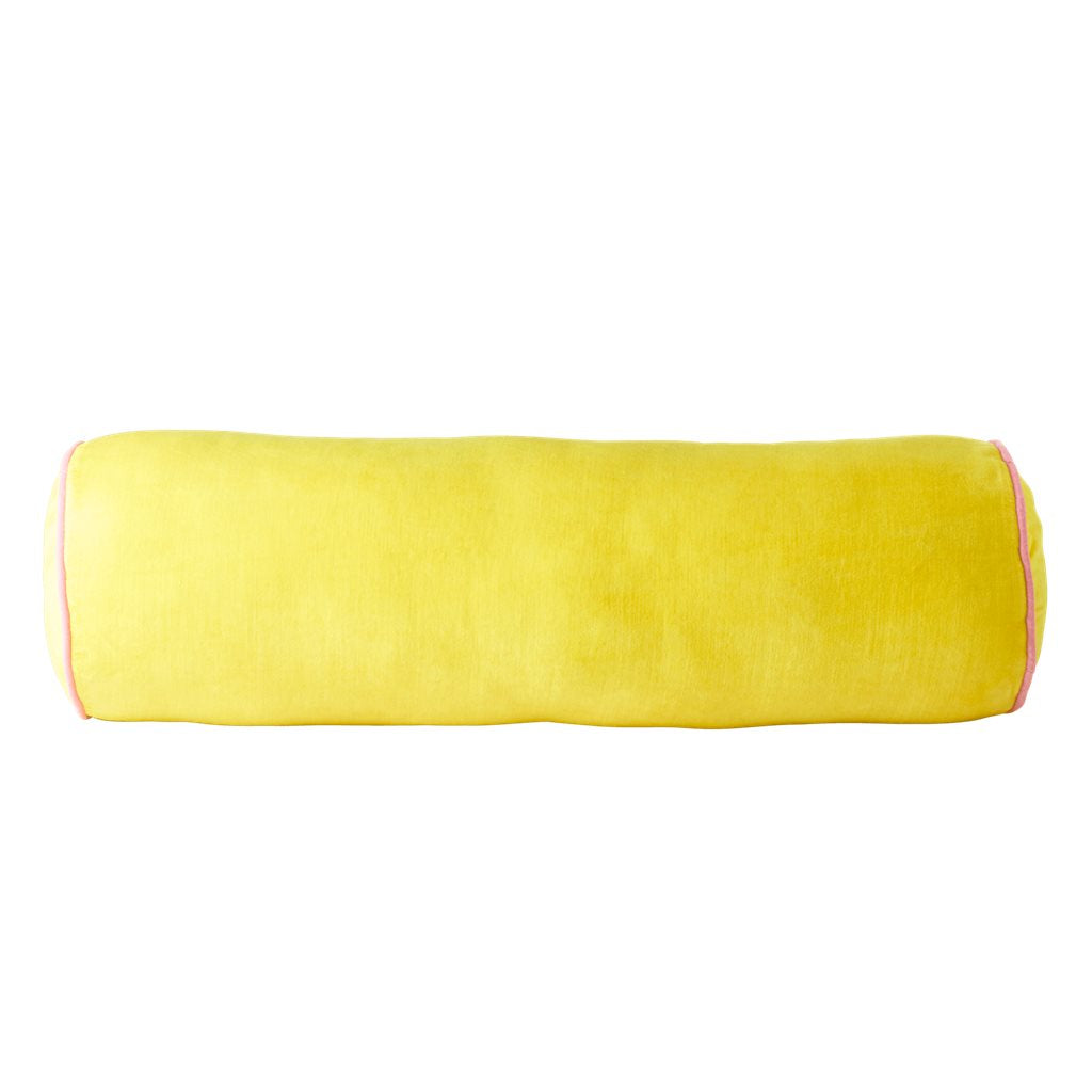 Large Yellow Bolster Pillow