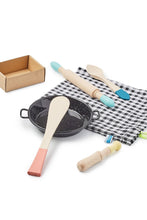 Load image into Gallery viewer, Wooden &amp; Enamel Cooking Set
