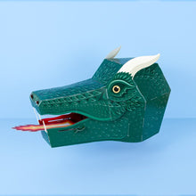 Load image into Gallery viewer, Make your own Fire - Breathing Dragon Mask
