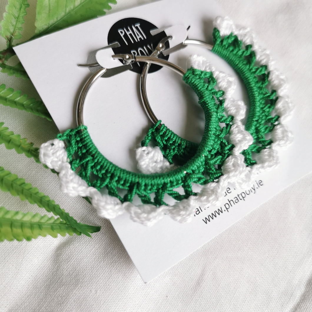 Christmas Crochet Earrings