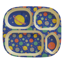 Load image into Gallery viewer, Melamine 4 room plate - Galaxy
