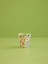 Load image into Gallery viewer, Melamine Cup - Medium - Winter Rosebuds Print
