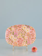 Load image into Gallery viewer, Melamine Rectangular Plate by Rice with Daisy Dearest Print
