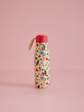 Load image into Gallery viewer, Stainless Steel Water Bottle - Winter Rosebuds Print
