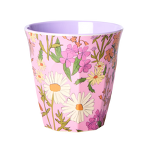 Load image into Gallery viewer, Melamine Medium Cup by Rice with Daisy Dearest Print
