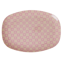 Load image into Gallery viewer, Melamine Rectangular Plate - Graphic Flower Print
