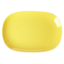 Load image into Gallery viewer, Melamine Rectangular Plate by Rice - Yellow - Large

