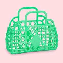 Load image into Gallery viewer, Retro Basket Jelly Bag - Mini Green
