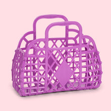 Load image into Gallery viewer, Retro Basket Jelly Bag - Mini Purple
