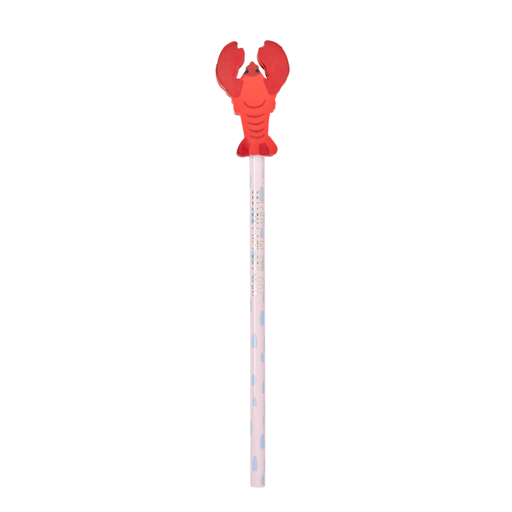 Lobster Pencil and Eraser