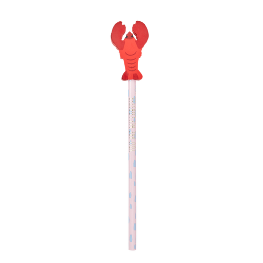 Lobster Pencil and Eraser