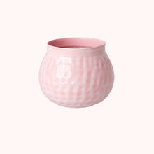 Load image into Gallery viewer, Small pink Enamel Planter
