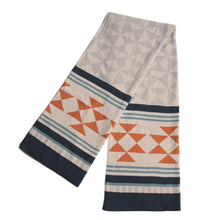 Load image into Gallery viewer, Iben Blue &amp; Orange Blanket
