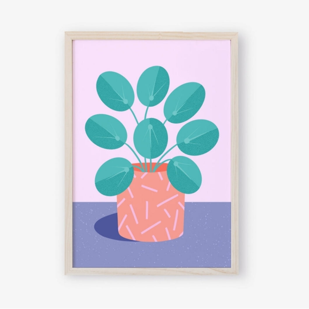 Potted Plant A5 Print