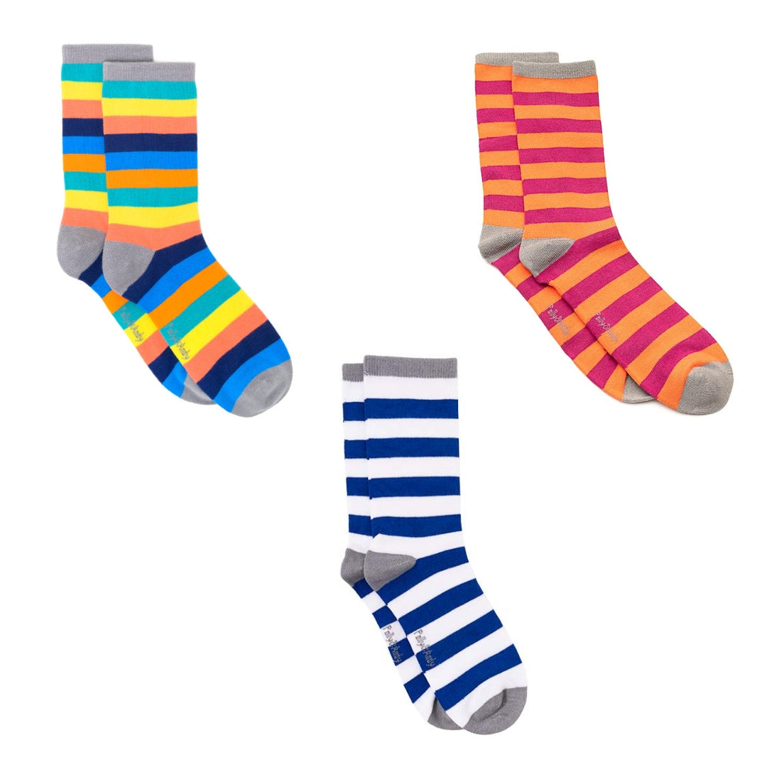 Gift Box - Set of 3 Bamboo Socks (Adult UK 10 - 13)
