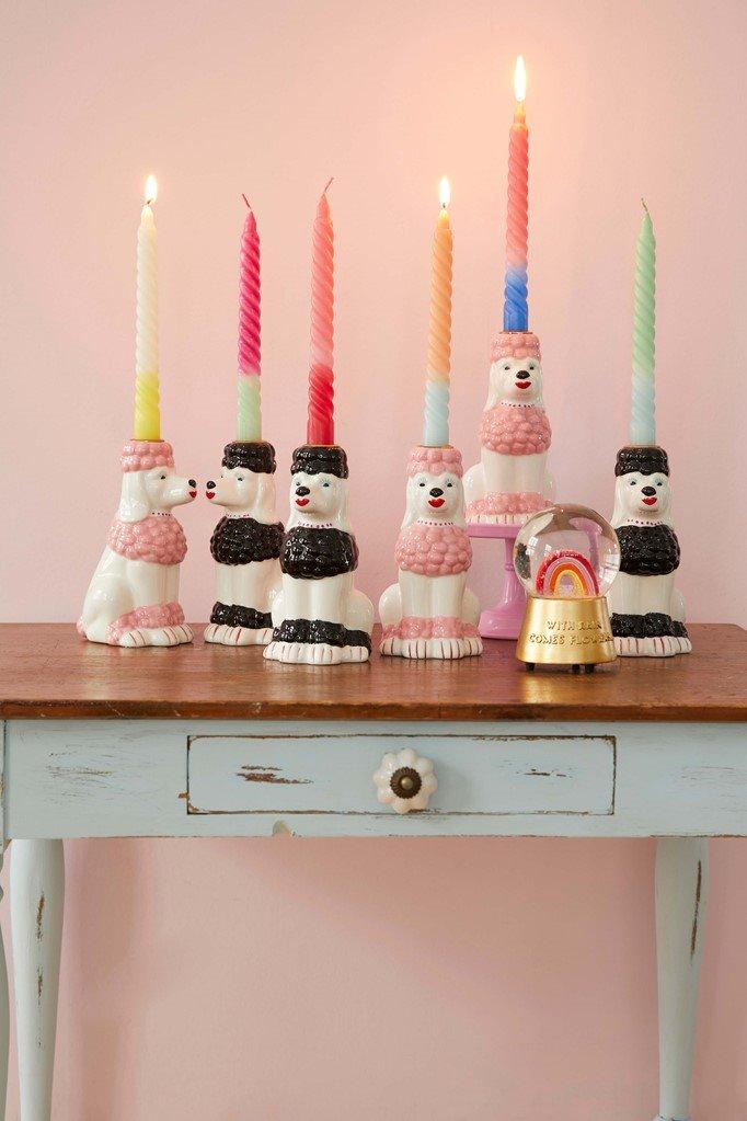 Twisted Candle stick - blue