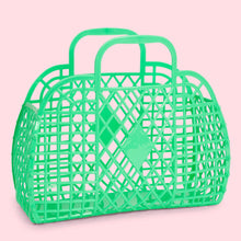 Load image into Gallery viewer, Retro Basket Jelly Bag - Large Green
