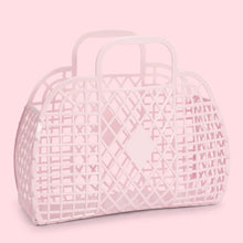 Load image into Gallery viewer, Retro Basket Jelly Bag - Large Pink
