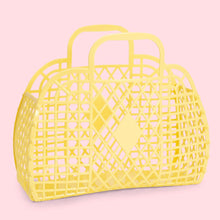 Load image into Gallery viewer, Retro Basket Jelly Bag - Large Yellow
