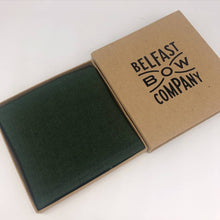 Load image into Gallery viewer, Irish Linen Pocket Square in Forrest Green
