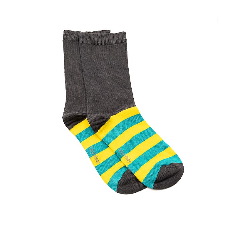 Back to School Sneaky Grey Bamboo Socks