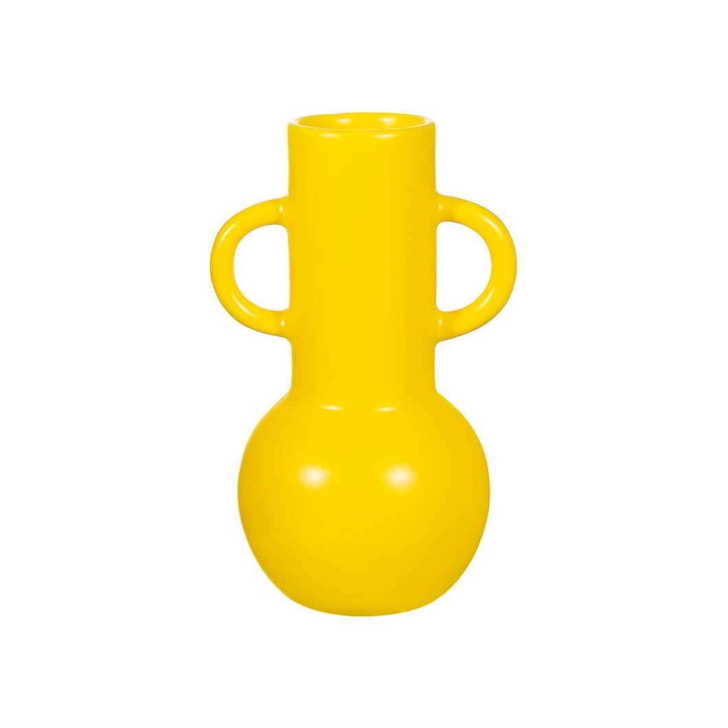Large Amphora Vase Sunshine Yellow