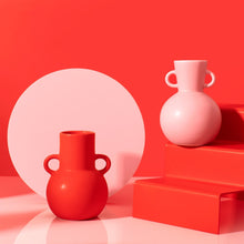 Load image into Gallery viewer, Small Amphora Vase Lipstick Red
