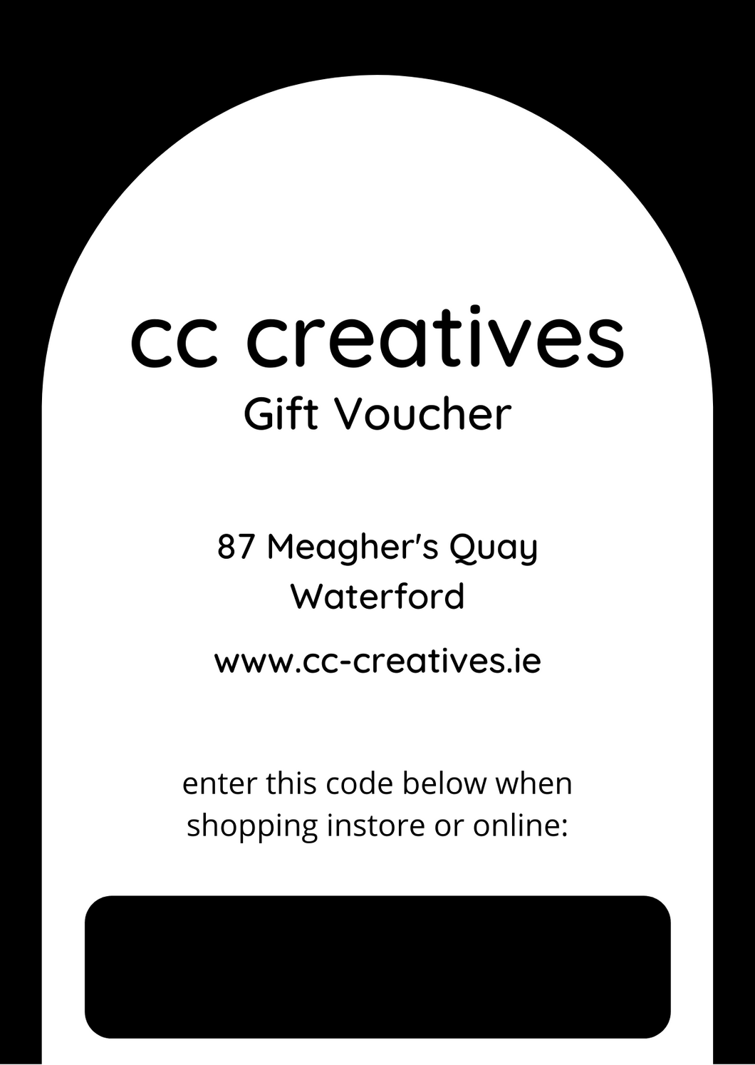 cc creatives gift card
