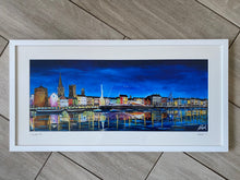 Load image into Gallery viewer, City Lights Framed fine art print
