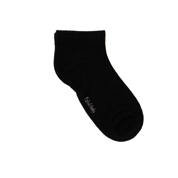 Ankle -  Black Bamboo Sock (seamless toe)