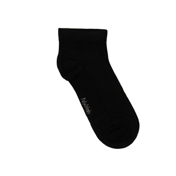 Ankle -  Black Bamboo Sock (seamless toe)