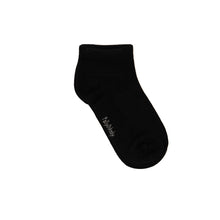 Load image into Gallery viewer, Ankle - Bamboo Black Seamless Sock
